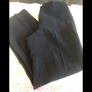 Lined black slacks